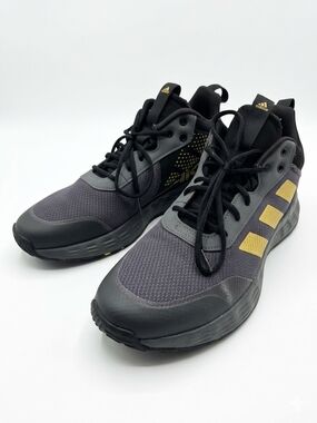 adidas OwnTheGame 2.0 Men's Black & Gold Running Shoes